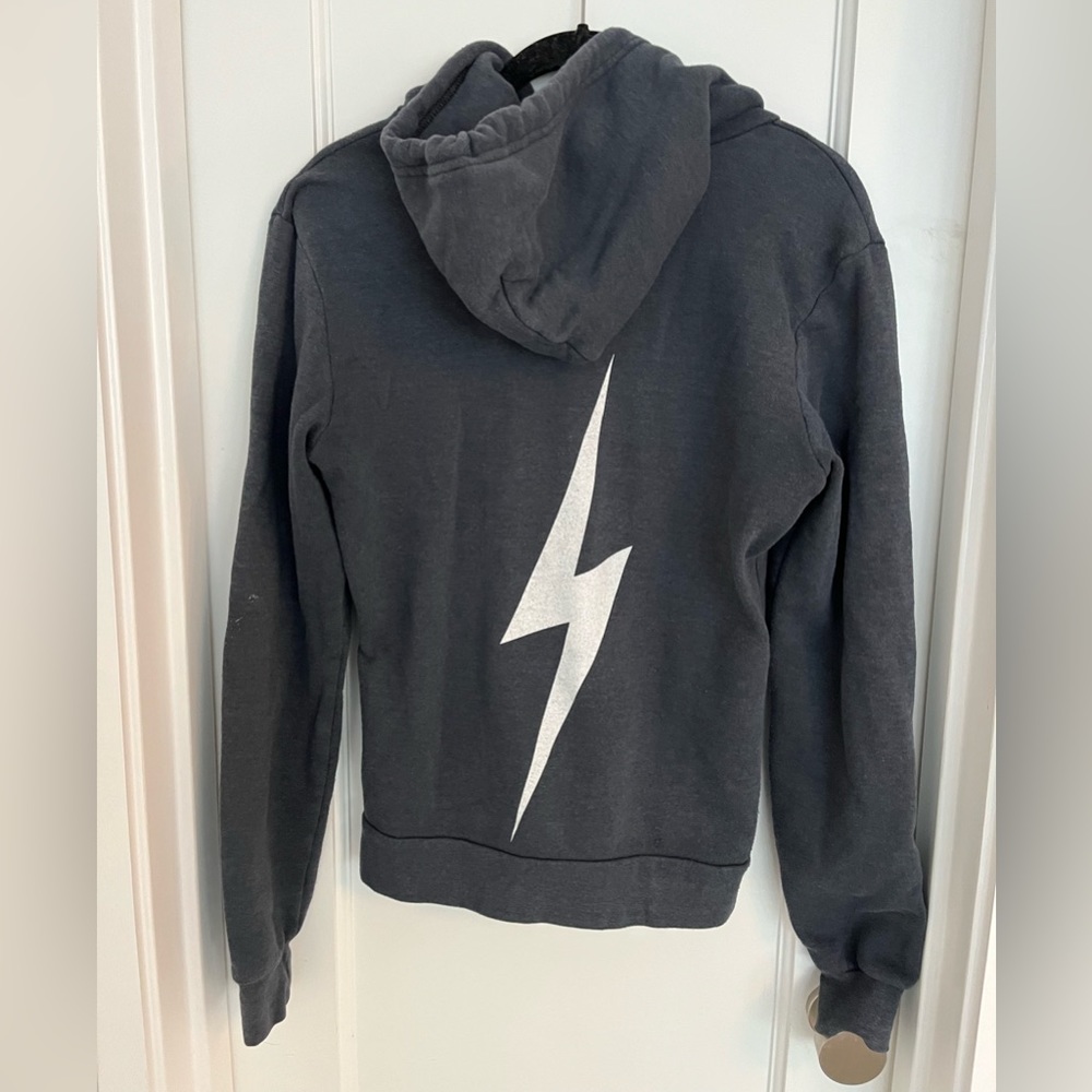 Aviator Nation Bolt Zip Hoodie Small